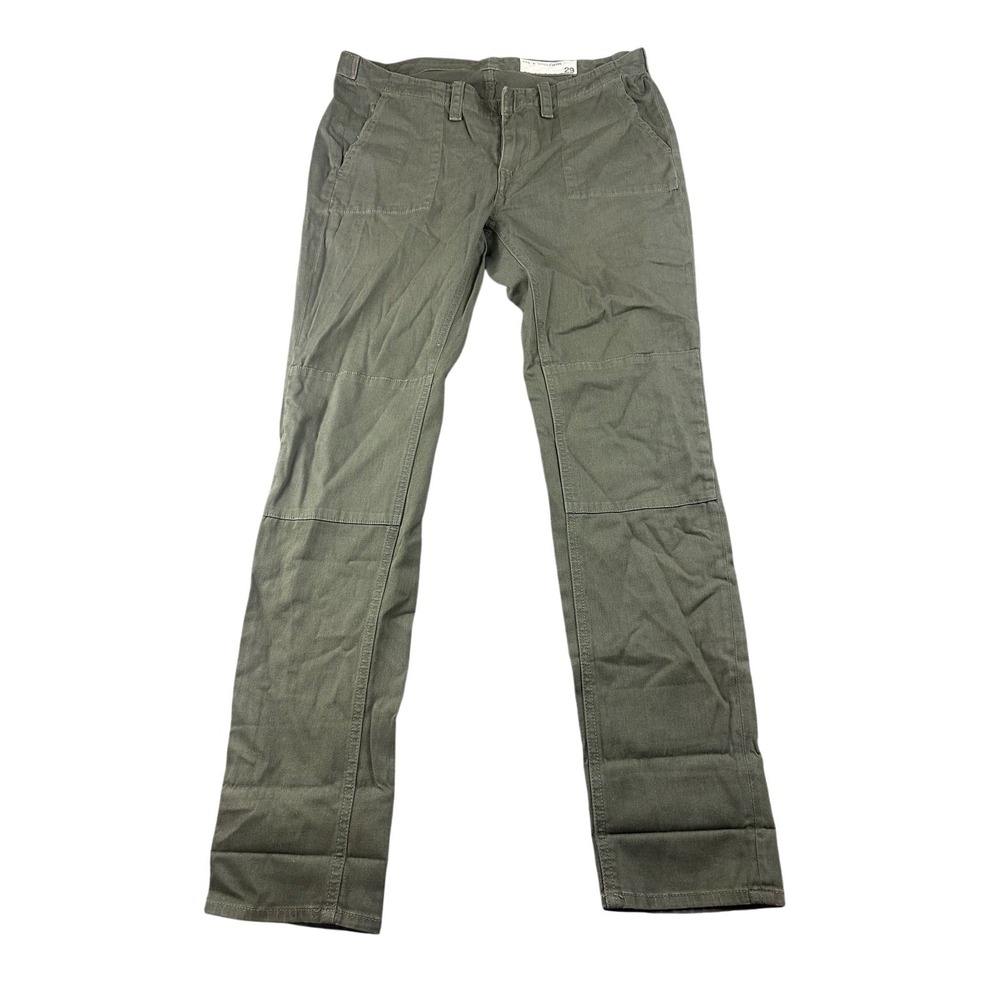 Rag & Bone Bowery 2 Utility Pants Women 29 Green Skinny USA Made Urban W17060288